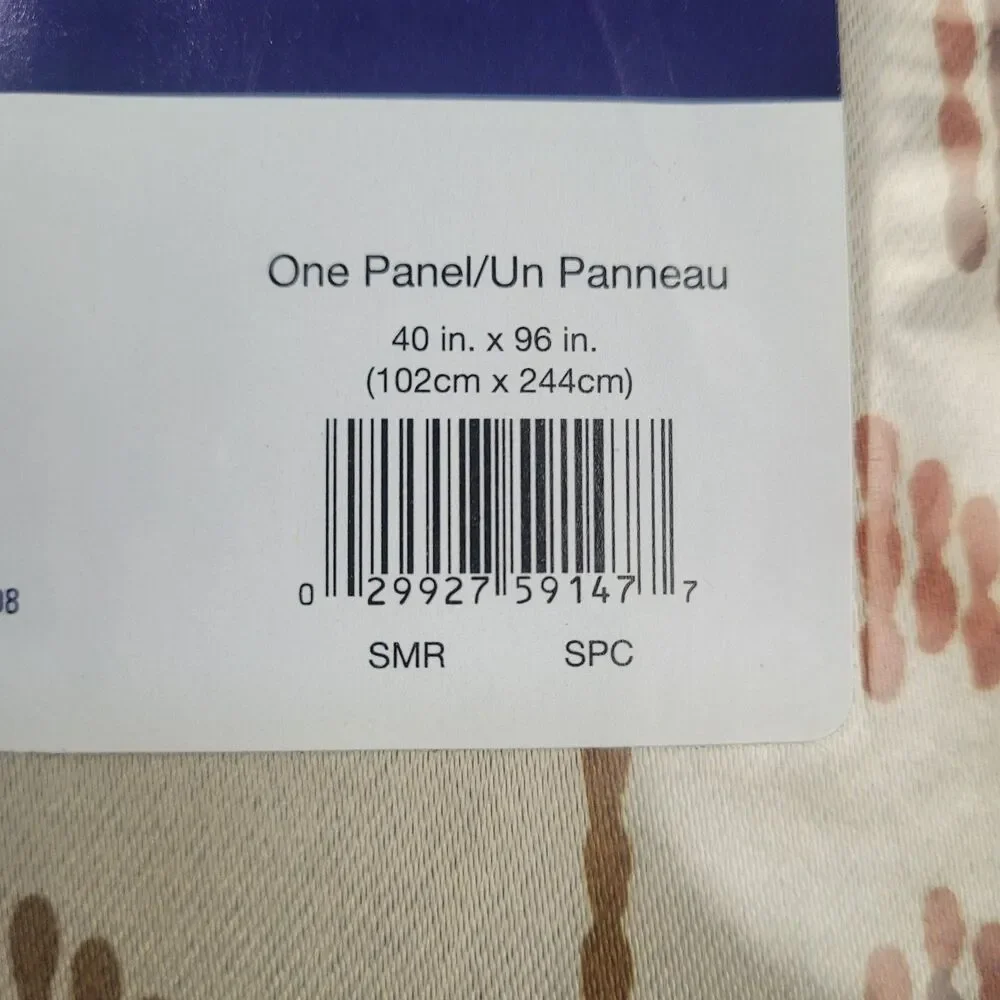 NEW Sun Zero 40 x 96 One Grommet curtain panel 'Spice' #CT20